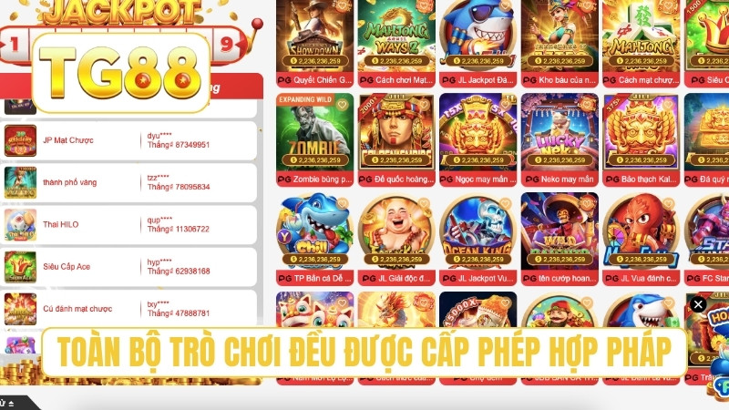 TG88 ⭐ Trang Chủ Chính Thức T9/2026 | Link TG88 Hốt Liền +188K 19 Toàn bộ trò chơi đều được cấp phép hợp pháp